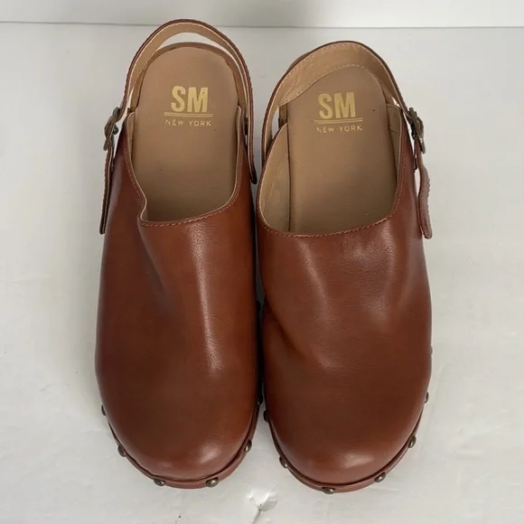 SM New York Women’s Clogs Camel 9 - Picture 2 of 10